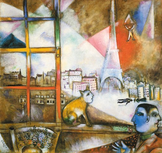 Marc Chagall,Parigi dalla mia finestra